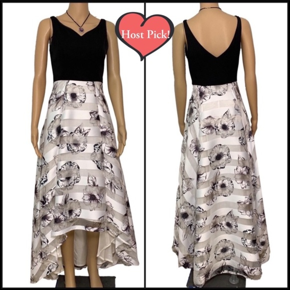 Coast Kaylee Burnout High-Low Floral Maxi Dress